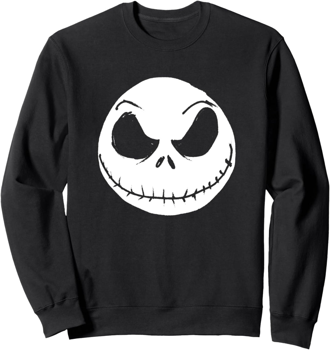 Disney The Nightmare Before Christmas Jack Skellington Gesicht Sweatshirt