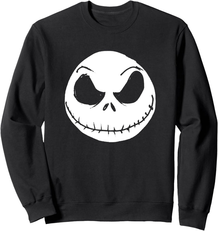 Disney The Nightmare Before Christmas Jack Skellington Gesicht Sweatshirt