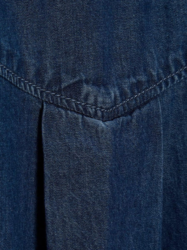 JJXX Damen Jxlayla Sl Chambray Shirt Sn Blouse S Medium Blue Denim, S Medium Blue Denim