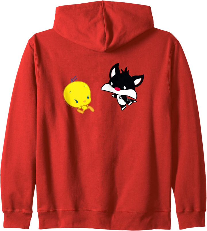 Looney Tunes Sylvester and Tweety Chibi Chase Kapuzenjacke