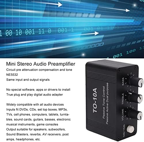 Mini-Audio-Stereo-Vorverstärker Receiver Komponenten Vorverstärker Kleiner Kopfhörerverstärker NE553