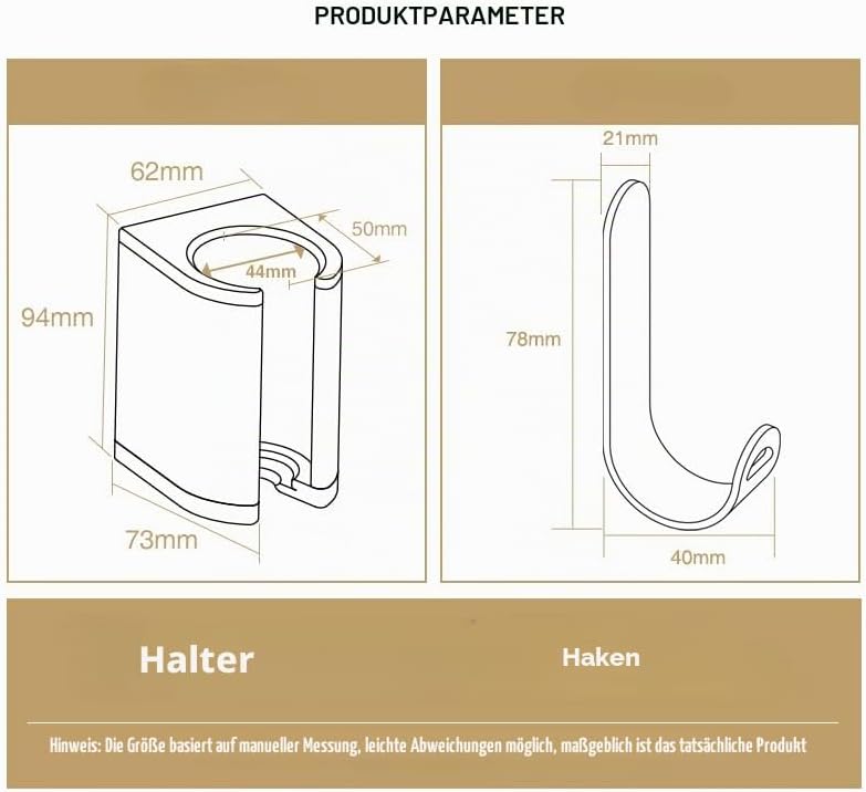 GENCAM Wandhalterung für Dyson Airstrait Glätteisen, Metall-Organizer-Aufbewahrungsregal, geeignet f