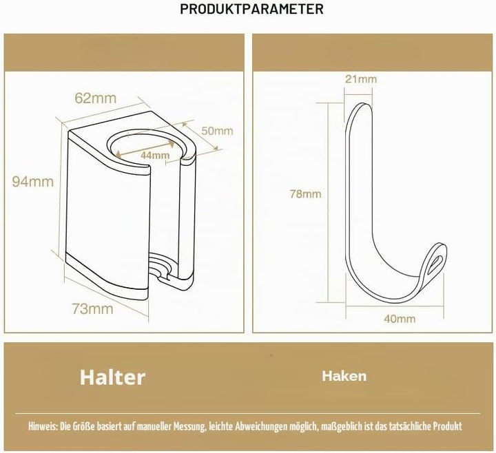 GENCAM Wandhalterung für Dyson Airstrait Glätteisen, Metall-Organizer-Aufbewahrungsregal, geeignet f