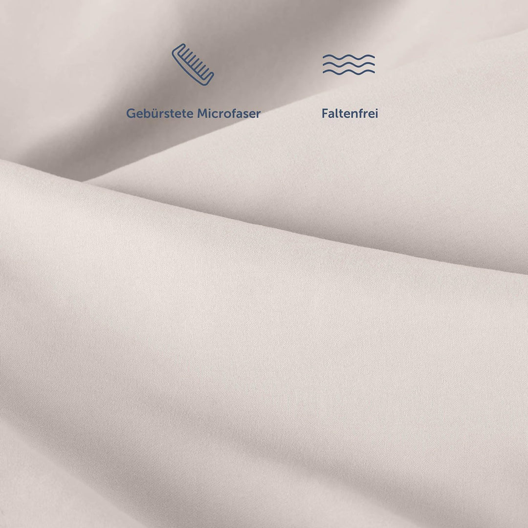 Blumtal® Spannbettlaken aus Microfaser -zertifiziertes 200x200 cm Bettlaken - Spannbetttuch/Leintuch