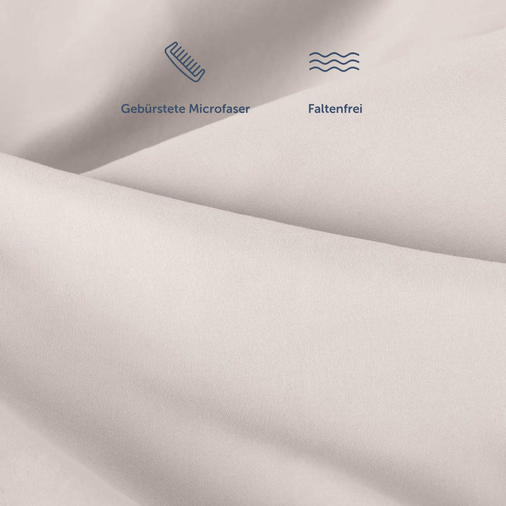 Blumtal® Spannbettlaken aus Microfaser -zertifiziertes 200x200 cm Bettlaken - Spannbetttuch/Leintuch