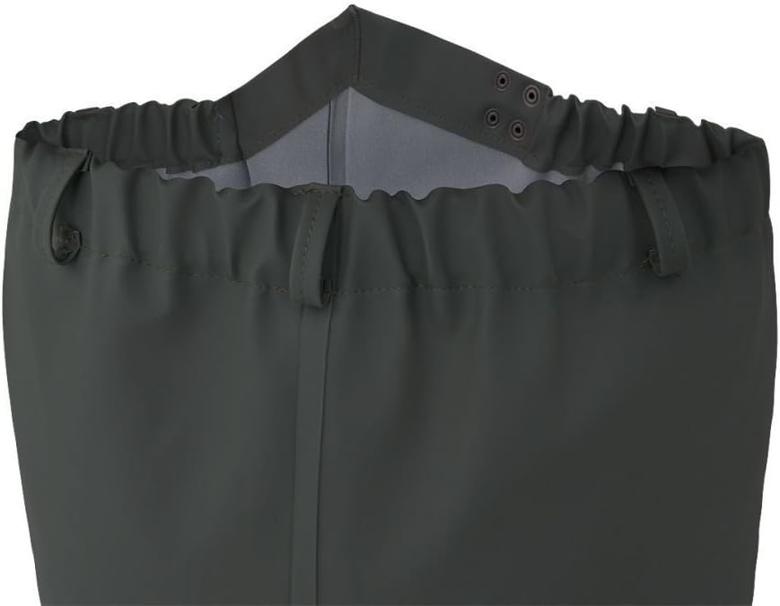 Taille Wathose WASSERSCHUTZANGLERBUNDHOSE PVC Hosen Angeln Qualität 41- 8 UK (27 cm) Grün, 41- 8 UK