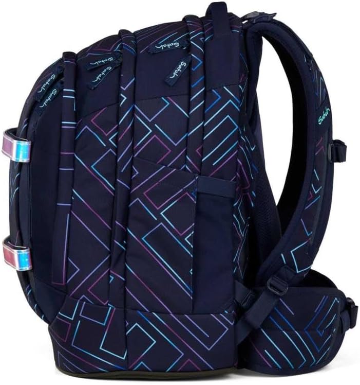 Satch Pack Pencil Slider Edition Schulrucksack Set 3tlg. inkl. Sporttasche (Purple Laser), Purple La