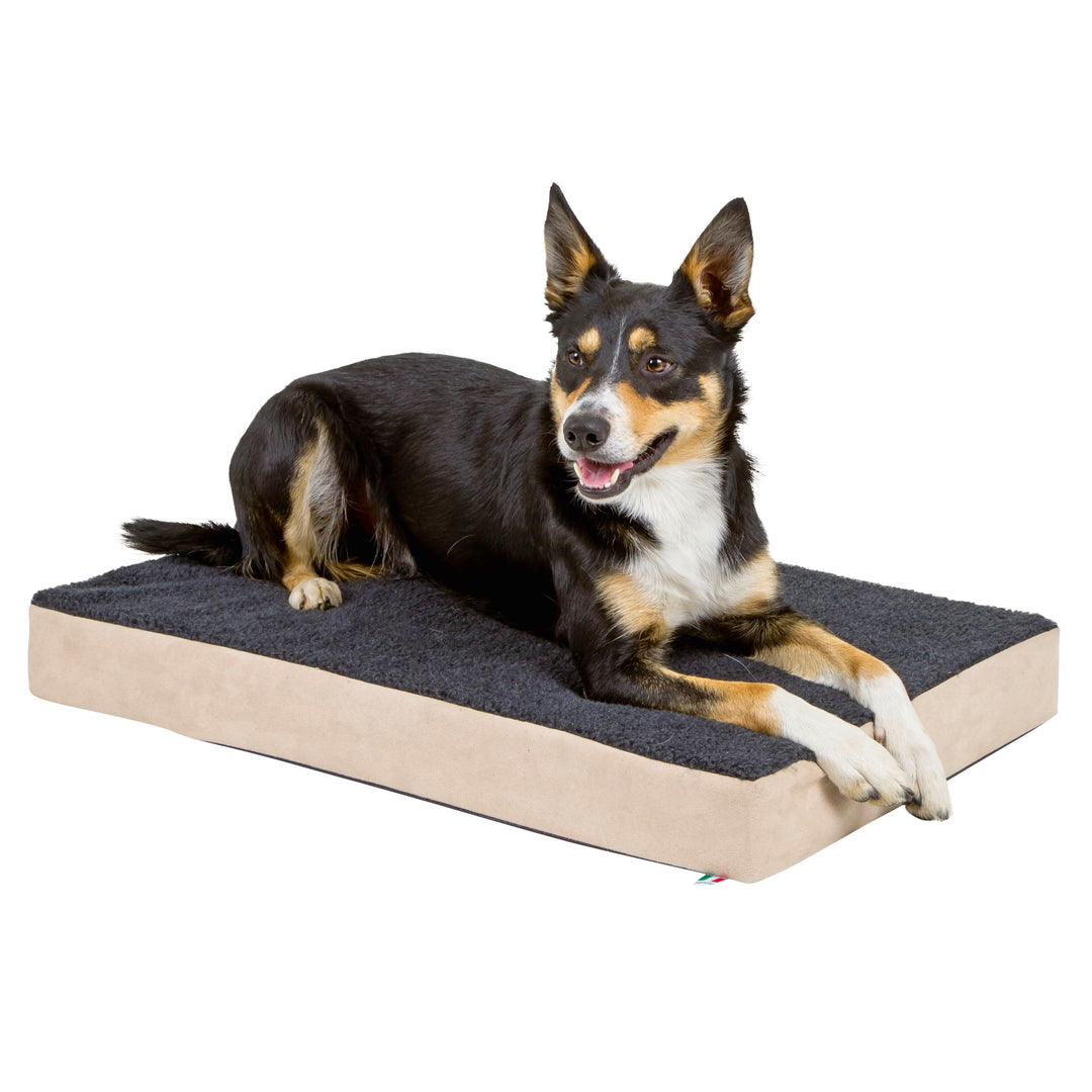Kerbl 80327 Memory-Foam Matratze, 60 x 100 cm, beige/anthrazit beige/anthrazit L 99 x B 60 x H 9 cm,