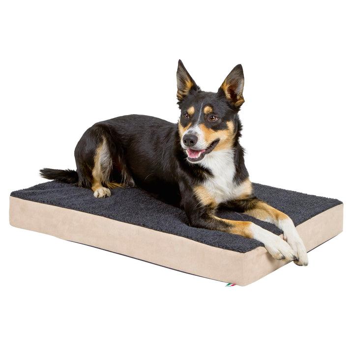 Kerbl 80327 Memory-Foam Matratze, 60 x 100 cm, beige/anthrazit beige/anthrazit L 99 x B 60 x H 9 cm,