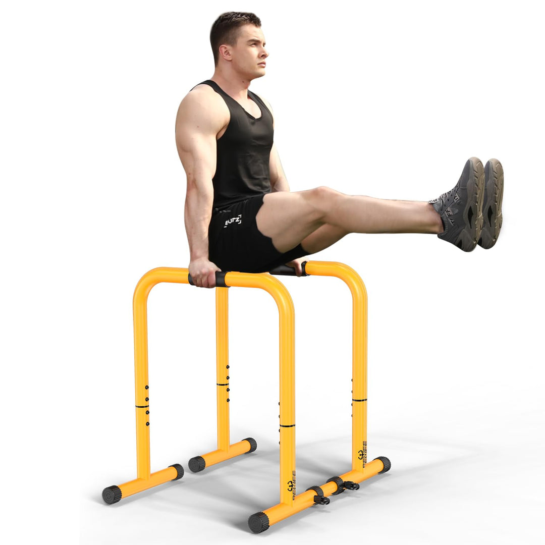 RELIFE REBUILD YOUR LIFE Dip Station Dip Bar Barren Parallettes Push Up Dip-Ständer Einstellbar Eins