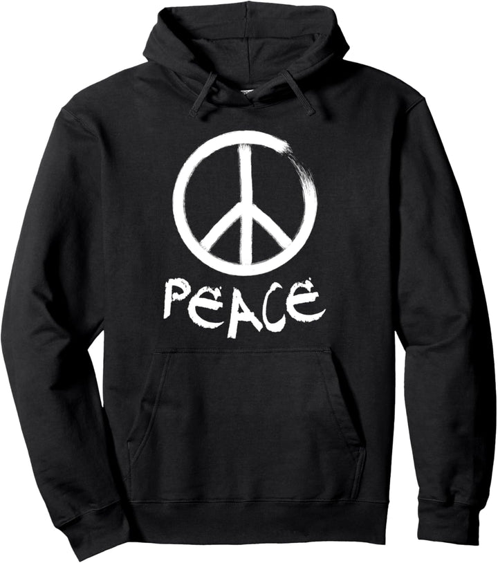 Peace-Zeichen Pullover Hoodie