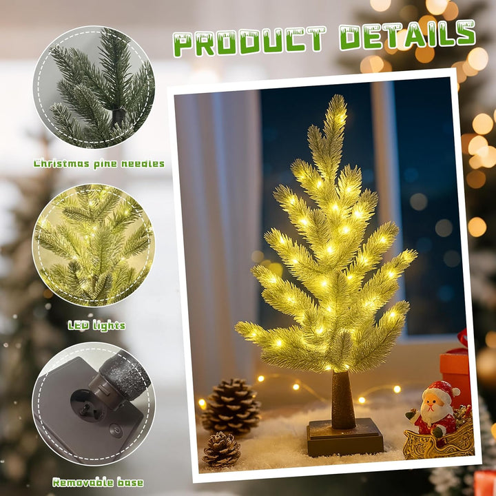 Weihnachtsdeko Lichterbaum Für Innen Weihnachtsbaum mit 60 LEDs & Timer, Weihnachten deko LED Baum L