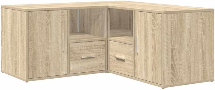 vidaXL Eckregal, Eckschrank 2 Montagemöglichkeiten, Schrank mit Stauraum, Aufbewahrungsschrank Vitri