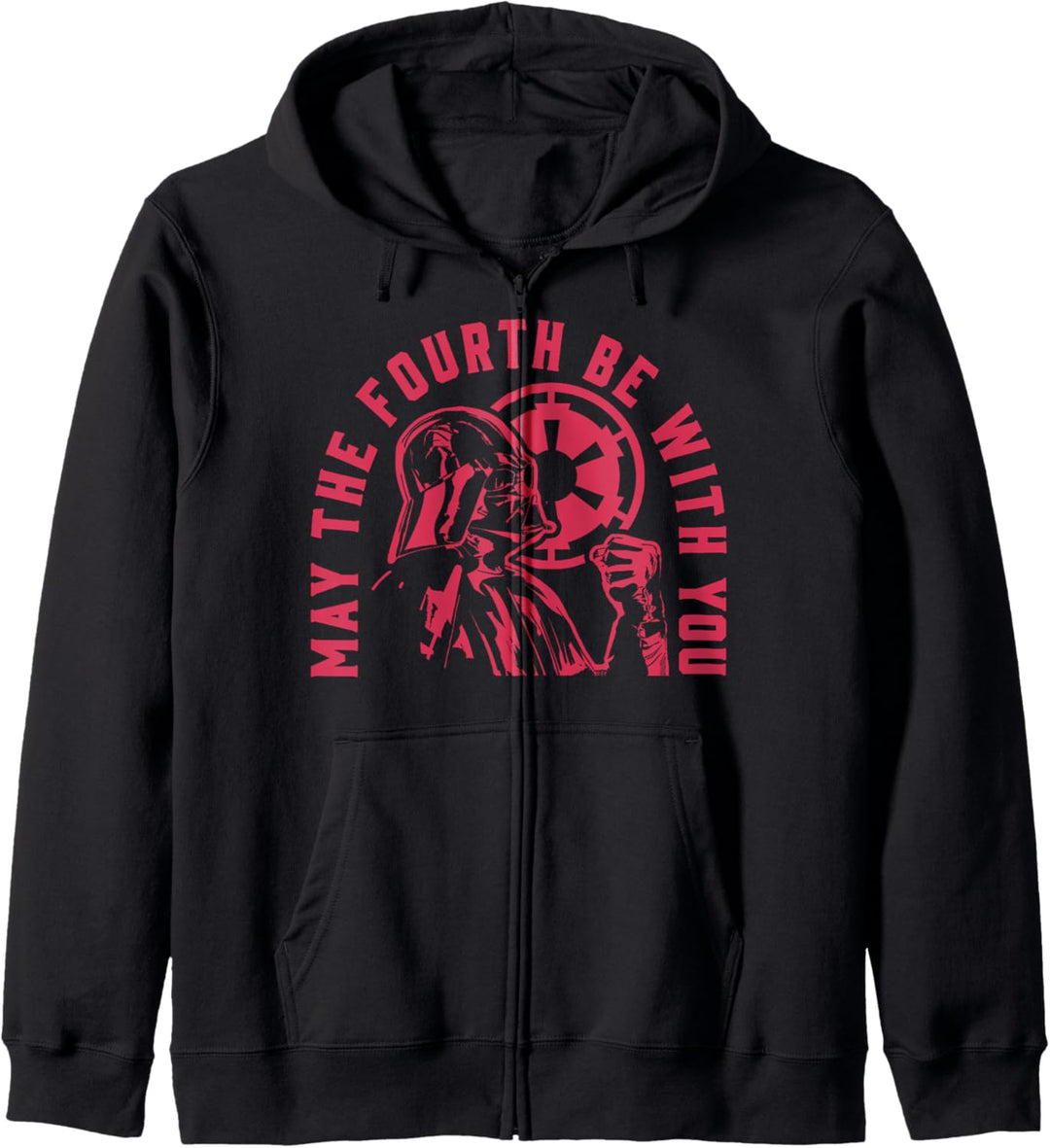 Star Wars Darth Vader May The Fourth Be With You Red Hue Kapuzenjacke