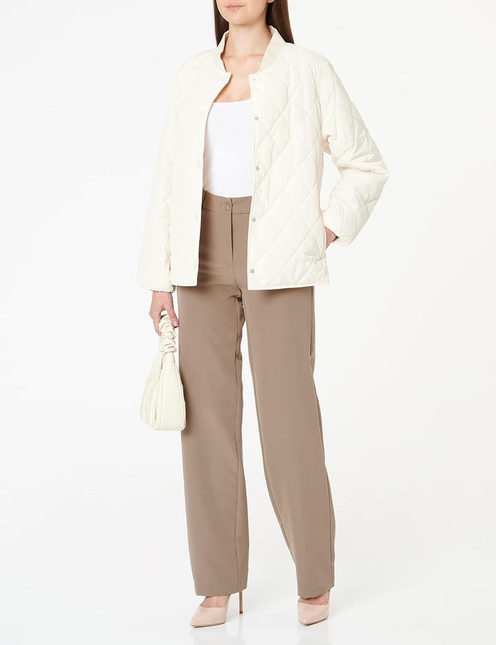 ONLY Damen Onllana-Berry Mid Straight Pant TLR Hose 38 Falcon, 38 Falcon