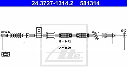 ATE 24.3727-1314.2 Seilzug, Feststellbremse