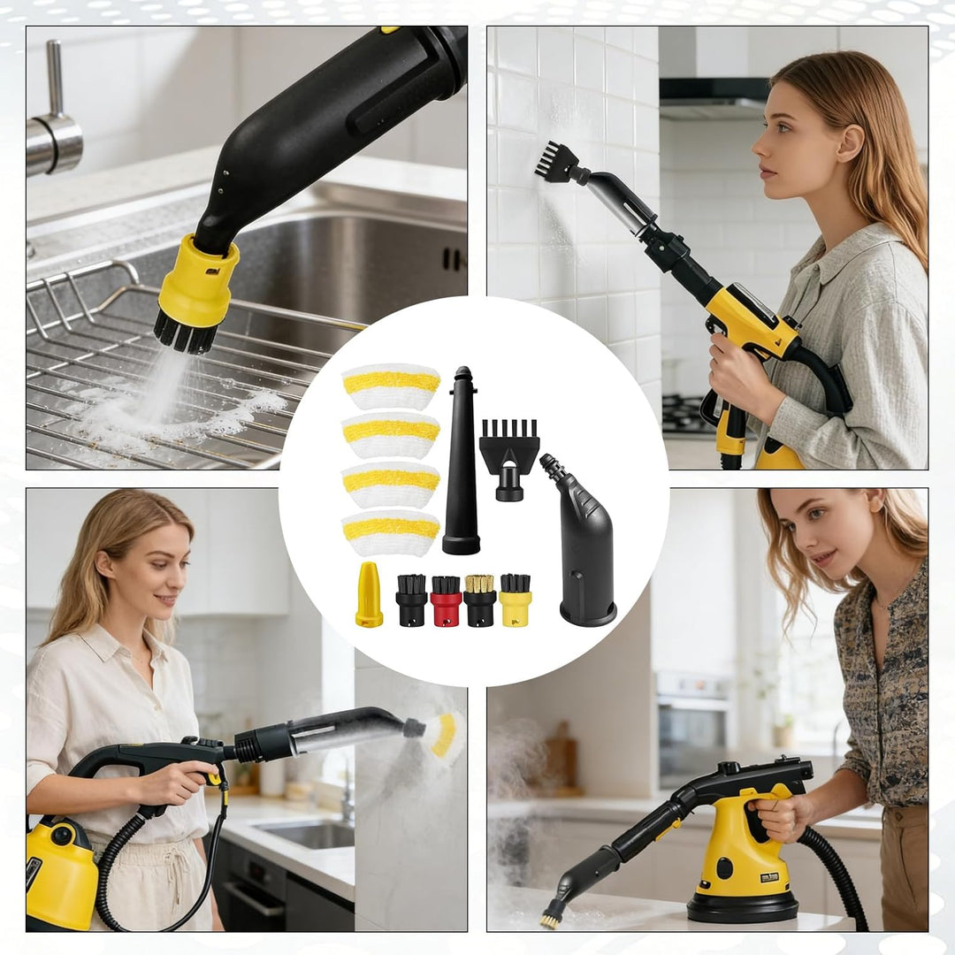 12 Stück Kompatibel für Kärcher Dampfreiniger Zubehör, Ersatzteile für Dampfreiniger Kärcher SC1 SC2