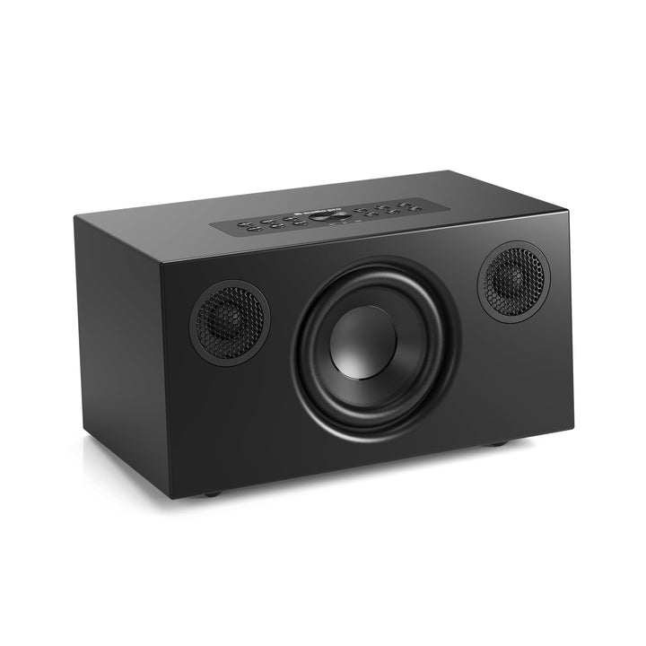 Audio Pro C5 MK II W - WiFi Lautsprecher, kompakte HiFi-Stereoanlage, kabelloser Lautsprecher - Schw