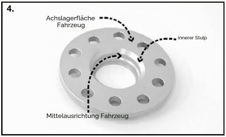 H&amp;R DR-System Spürverbreiterungsatz 10mm pro Achse - Lochkreis 4x100/108 - Mittenzentrierung 57,1mm