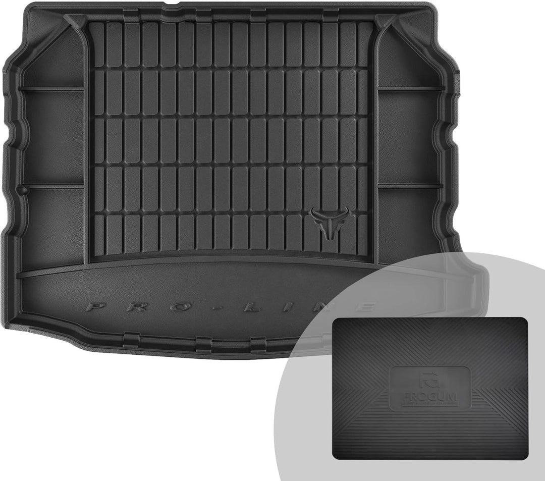 FROGUM ProLine 3D Gummimatte Exklusive Auto Kofferraummatte Kofferraumwanne für SEAT Leon III Cupra