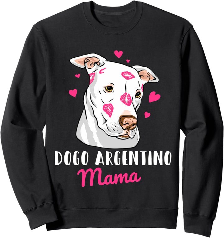 Dogo Argentino Mama Hunde Geschenk Hundebesitzer Sweatshirt