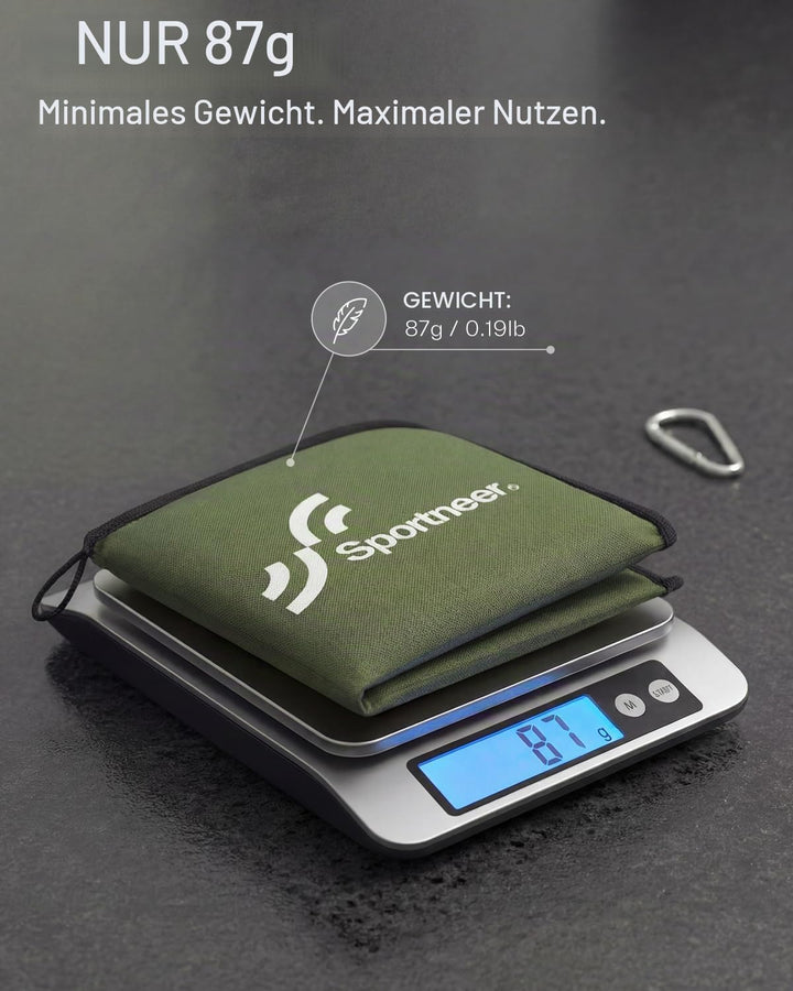 Sportneer Sitzkissen Outdoor, 40 * 40cm Sitzunterlage Outdoor Wasserdicht Oxford-Stoff Thermo Sitzki