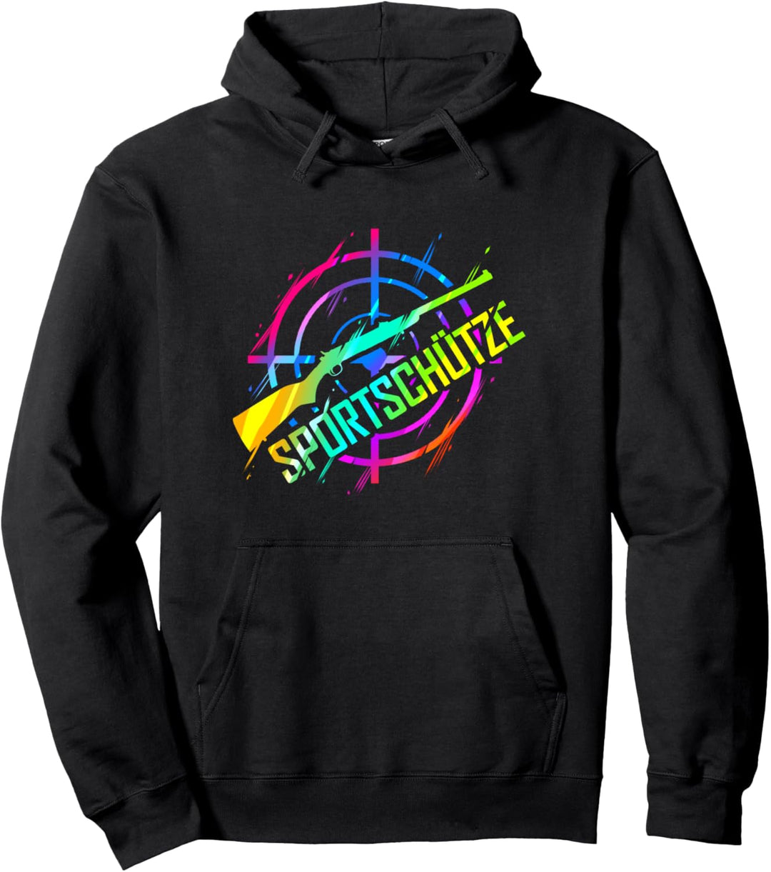 Sportschütze Zielscheibe Schiessstand Artwork Pullover Hoodie