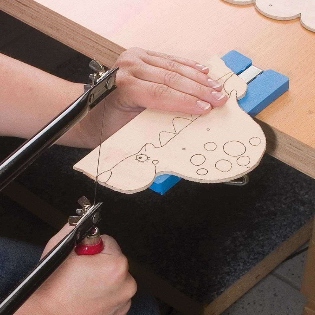 Pebaro 650 Laubsäge-Set in Kunststoffbox, 35 Teile, praktischer Koffer, ausklappbare Fächer, komplet