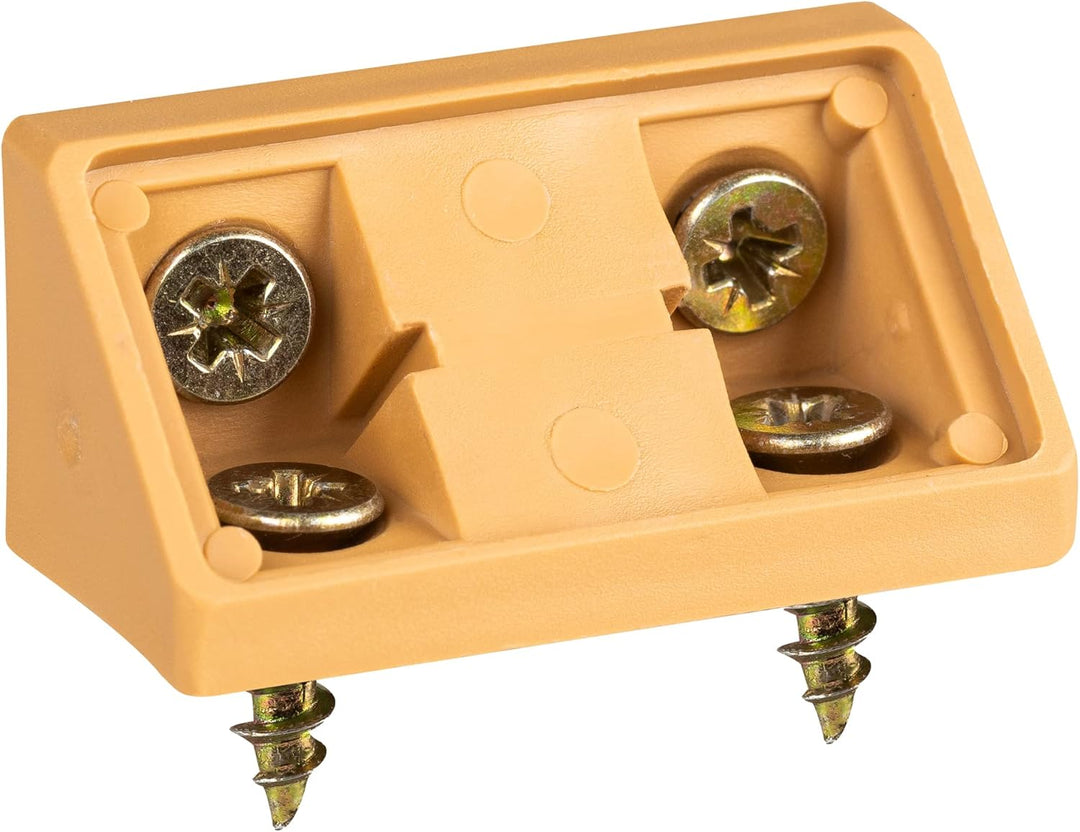 Winkelverbinder Doppelter Set 20/40 x - Möbelverbinder - Schrankverbinder - Bauwinkel - Korpusverbin