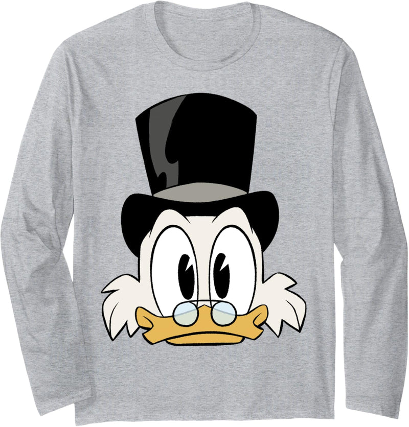 Disney DuckTales Scrooge McDuck Big Face Langarmshirt