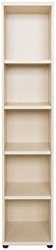 Aktenregal 5 Fächer versch. Farben | Büroregal 5 OH aus Holz | Büromöbel Ordnerregal Standregal H183