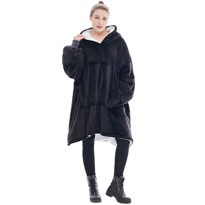 Übergrosse Hoodie Sweatshirt, Original Decke Sweatshirt, super weiche gemütliche warme komfortable R