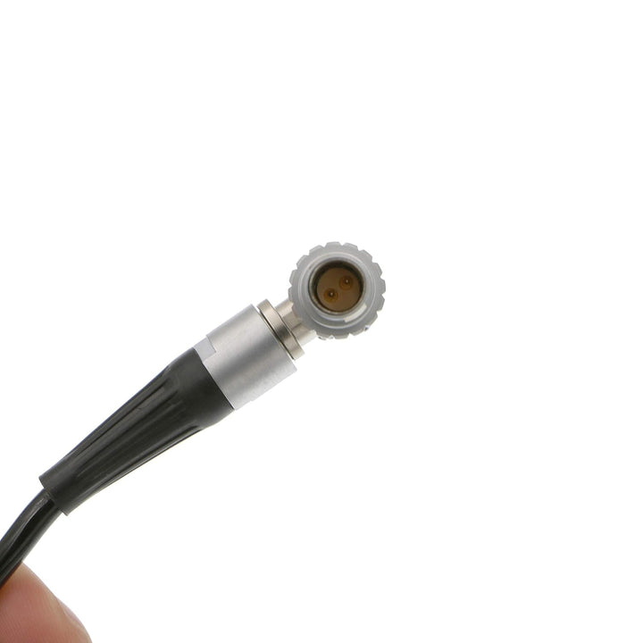 Alvin's Cables 2 Pin Stecker Rechtwinklig zu D-Tap Coiled Stromkabel für Anton Bauer Teradek Spiralk
