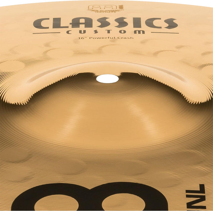 Meinl Cymbals Classics Custom Brilliant Powerful Crash 16 Zoll (Video) Schlagzeug Becken (40,64cm) B