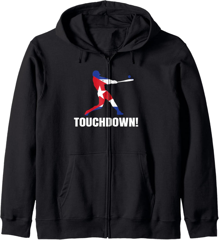 Funny Baseball Football Sports Touchdown Home Run Humor Kapuzenjacke