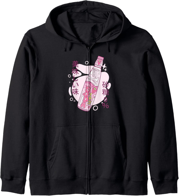 Japanese Aesthetic Vaporwave Urban Soda Kapuzenjacke