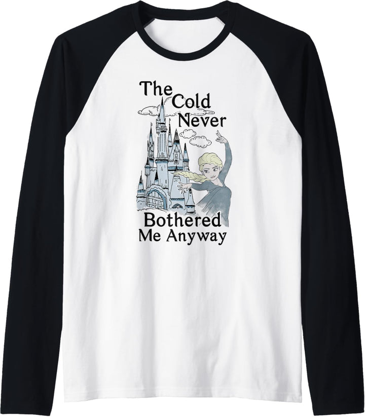 Disney Frozen Elsa Cold Never Bothered Me Raglan