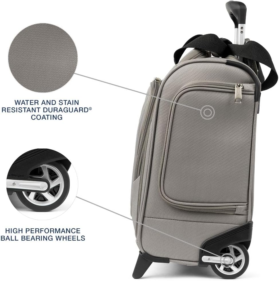 Travelpro Luggage Maxlite 5 Rolling Untersitztasche Kompakte Handgepäcktasche, champagnerfarben, 15-