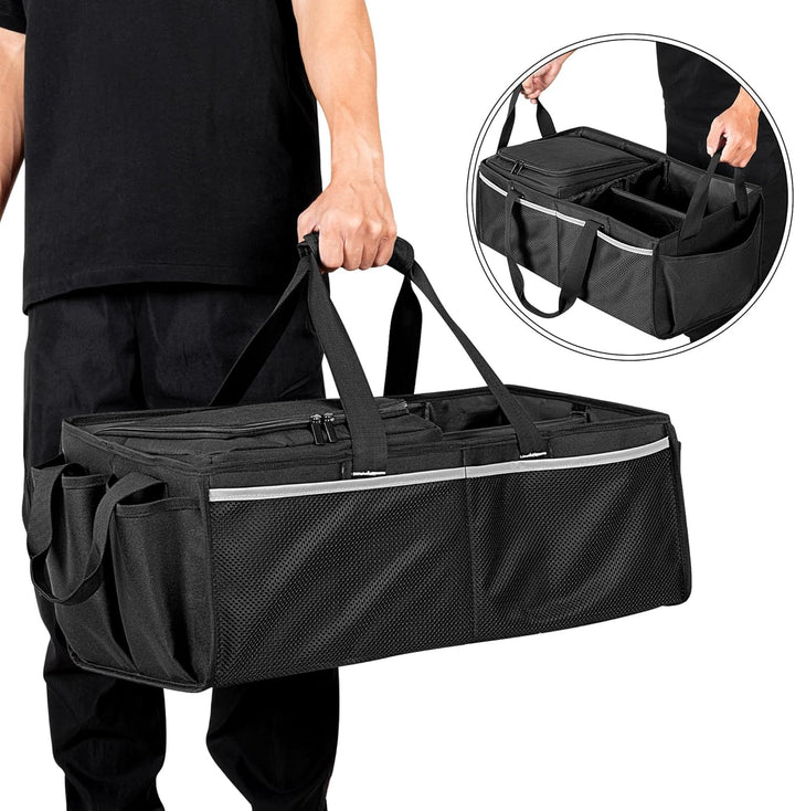 Kofferraum-Organizer mit Kühltasche, kompatibel mit Tesla Model 3 / Model Y, Frunk Aufbewahrungstasc