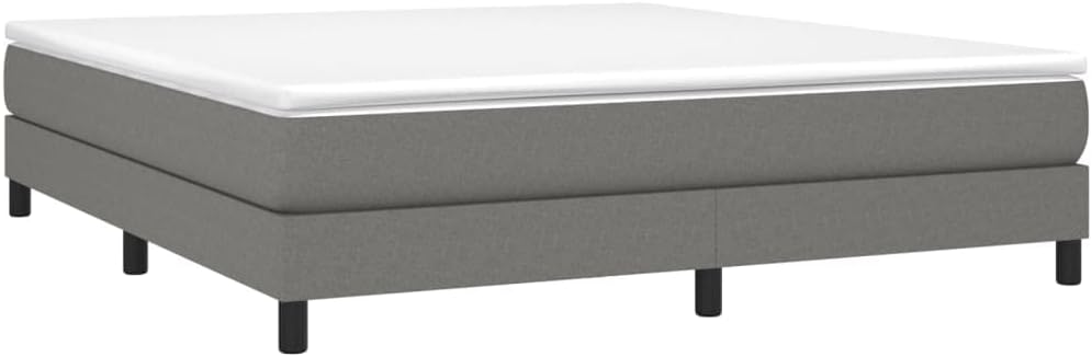 vidaXL Boxspringbett, Bettgestell mit Lattenrost, Bett Polsterbett mit Stützbeinen, Doppelbett Schla