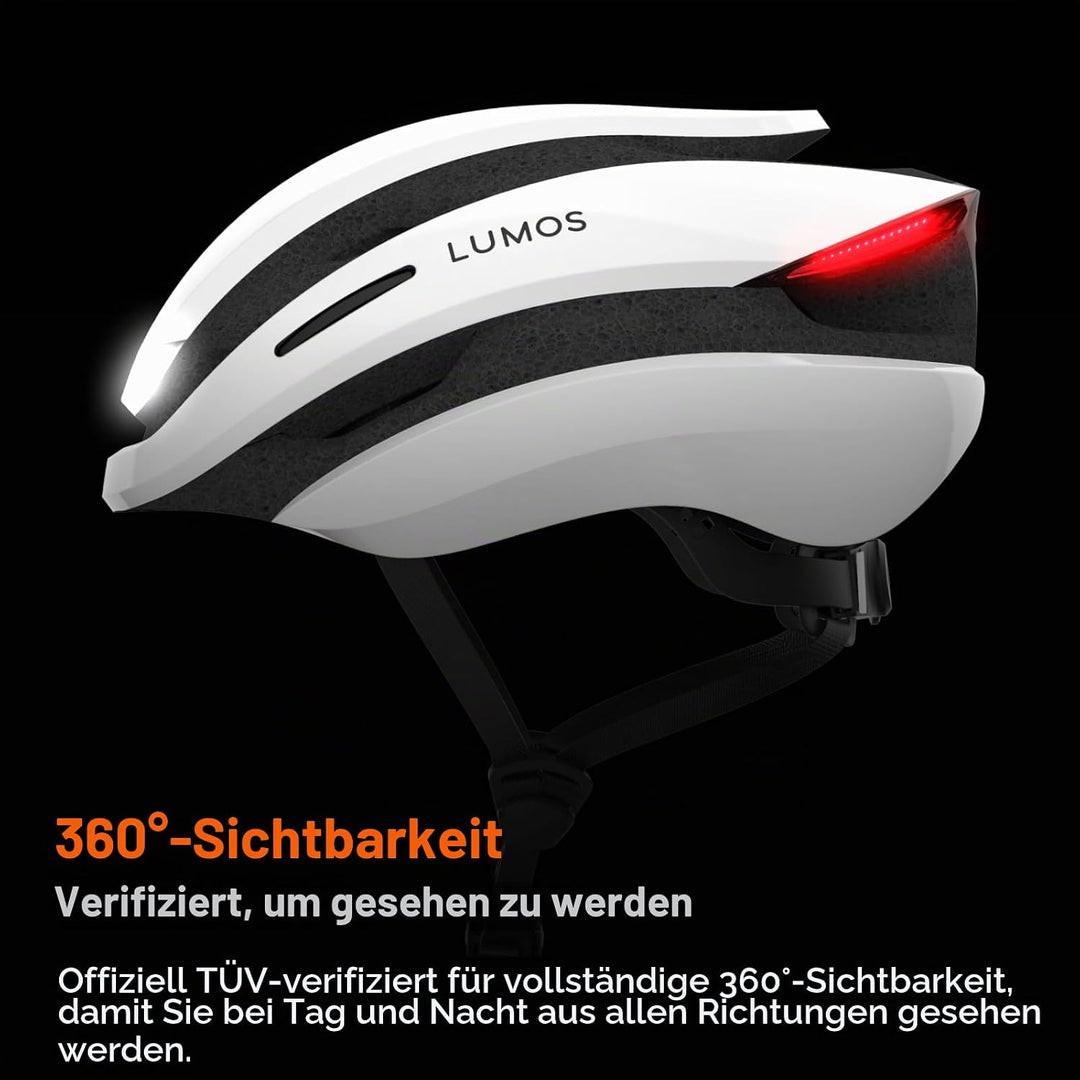 Lumos Ultra Smart-Helm | Fahrradhelm | Vorder- und Rücklicht (LED) | Blinker | Bremslichter | Blueto