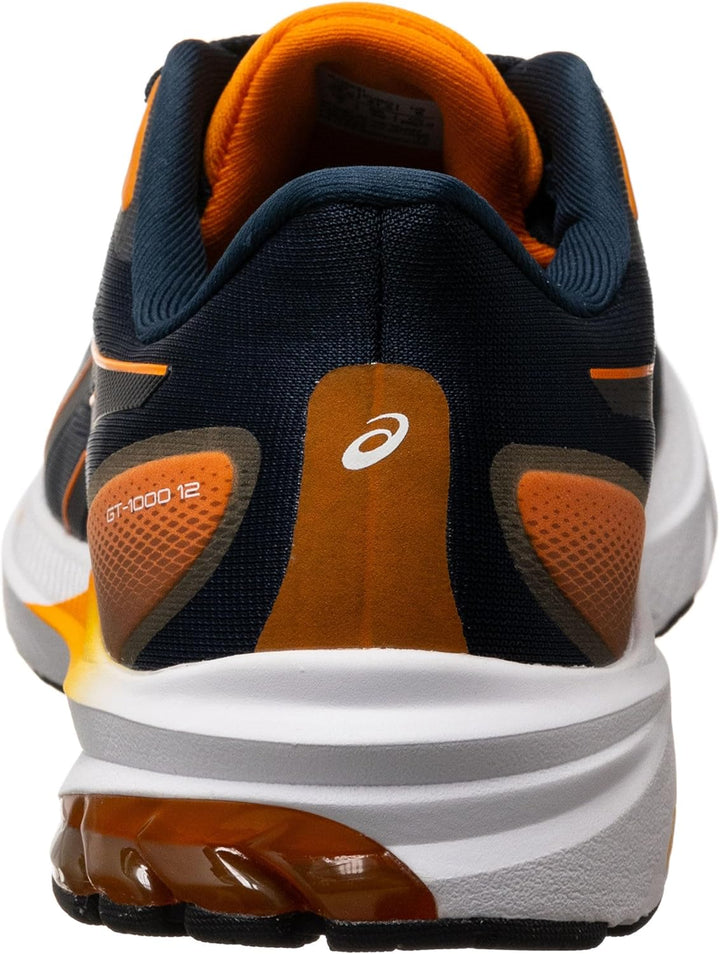 ASICS GT-1000 12 Laufschuh Herren 46.5 EU Blau Orange, 46.5 EU French Blue Bright Orange