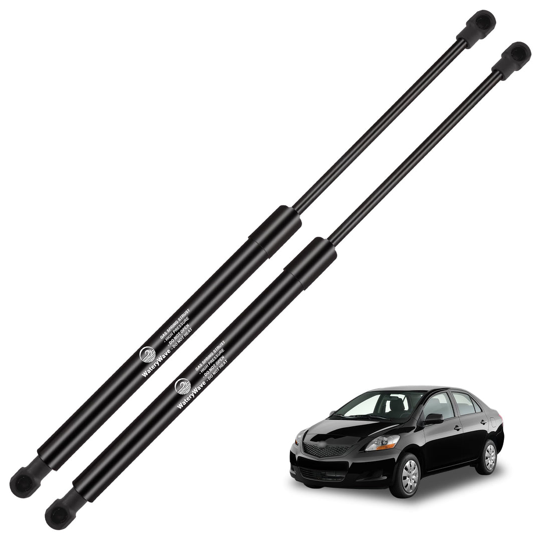 2X Heckklappendämpfer für Toyota Yaris Vitz 2005-2011 Gasdruckdämpfer Schwarz Gasfeder Heckklappe Ko