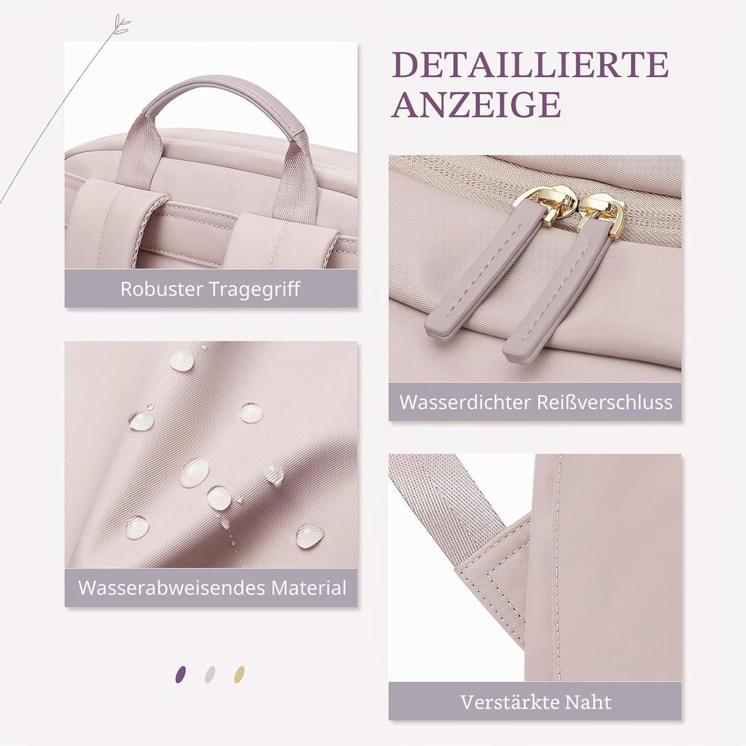 Rucksack Damen für Schule, Laptop Rucksack 16 Zoll, Gross Schultasche Arbeitstasche Lehrertasche Bac