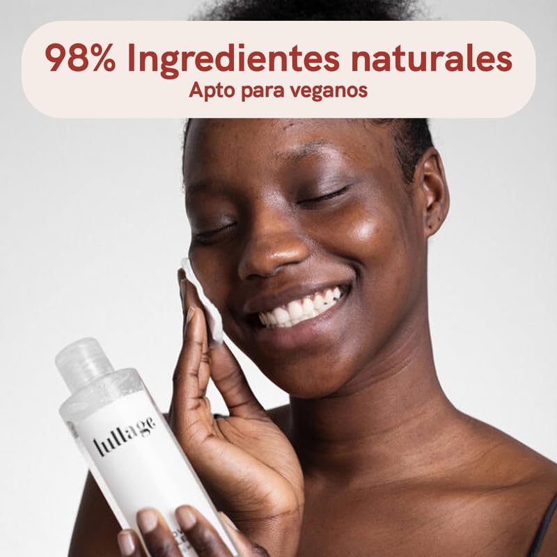 Lullage | Mizellen Gesichtsreinigung | 200 ml | Rosenwasser, Waschgel für Unreine Haut, Revitalisier
