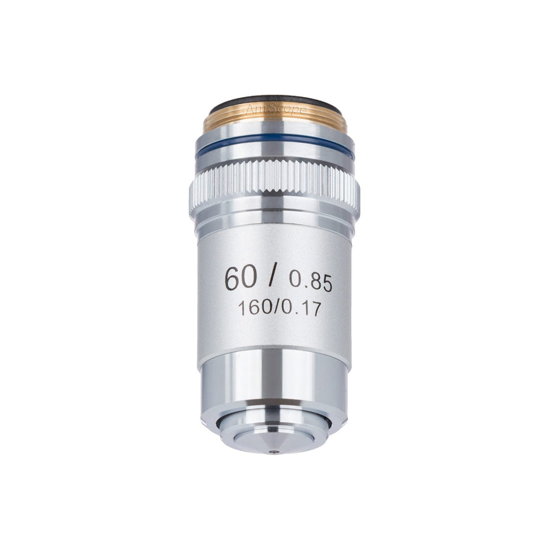 Amscope A60X-V300 60X 60-fach Vergrösserung Achromatisch Objektiv für Mikroskope Objektiv-Aufsatz DI