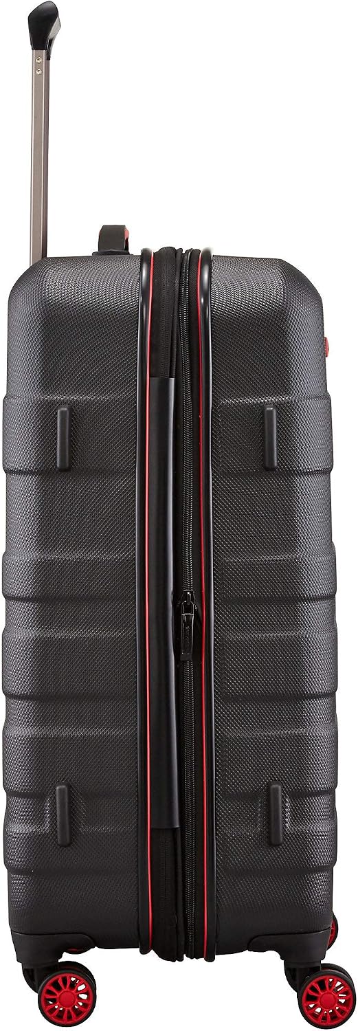 Travelite Koffer Vector Grösse M, 70 cm, 79-91 Liter, mittelgross Schwarz 70 cm (Trolley M), Schwarz