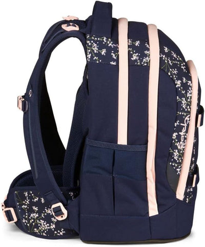 satch Pack Schulrucksack Set 2tlg. mit Schlamperbox Bloomy