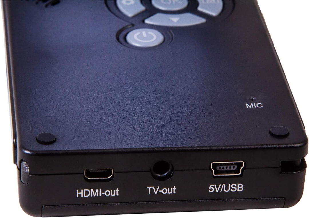 Levenhuk DTX 700 Mobi Kabelloses Tragbares Digitalmikroskop mit 10- bis 1200-Fachem Zoom, Windows- u