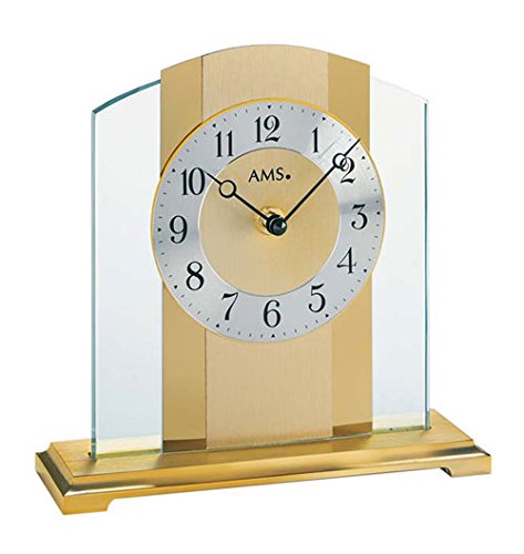 AMS Moderne Tischuhr mit Quartzwerk, batteriebetrieben - Modern Style 1119